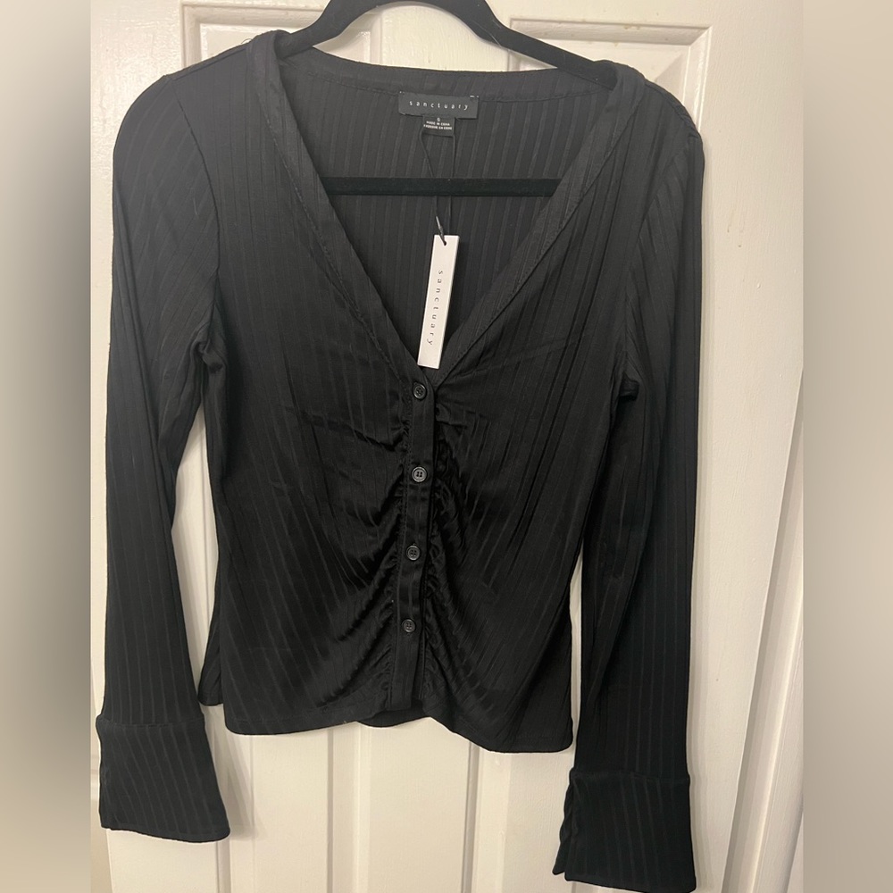 Sanctuary Center Ruched Knit Top - Picture 4 of 5